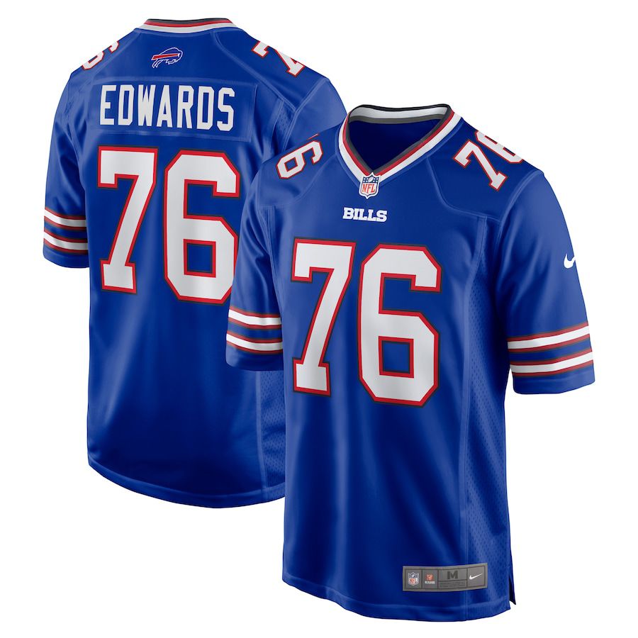 Men Buffalo Bills #76 David Edwards Nike Royal Game NFL Jersey->buffalo bills->NFL Jersey